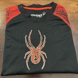 Boys long sleeve SPYDER 100% polyester shirt YS